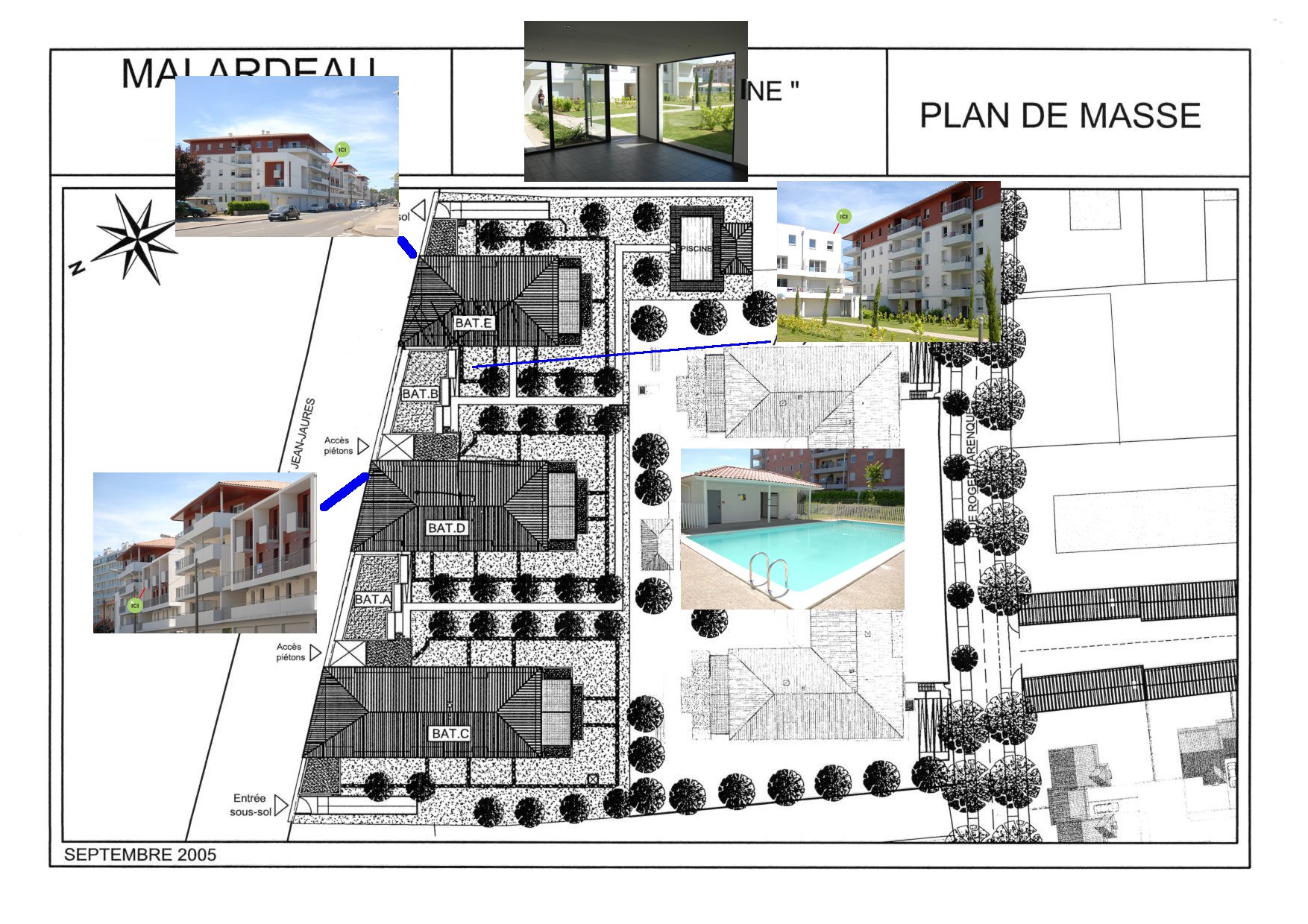 Plan de masse illustré